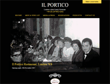 Tablet Screenshot of ilportico.co.uk